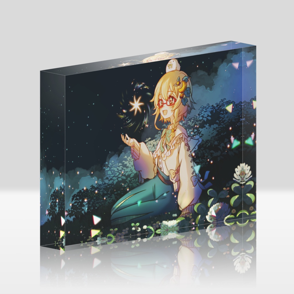 森月よつば アクリルブロック