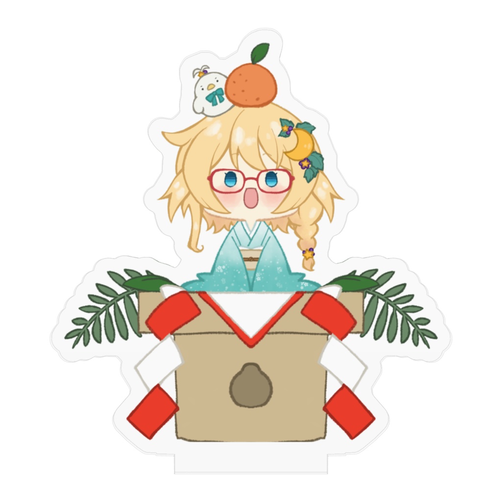 お正月よつば ミニアクリルフィギュア