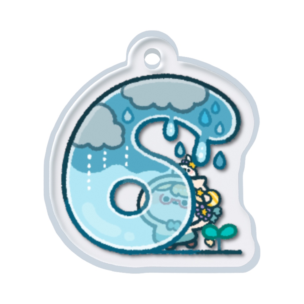 【森月よつば】雨の日シリーズ めじるしチャーム