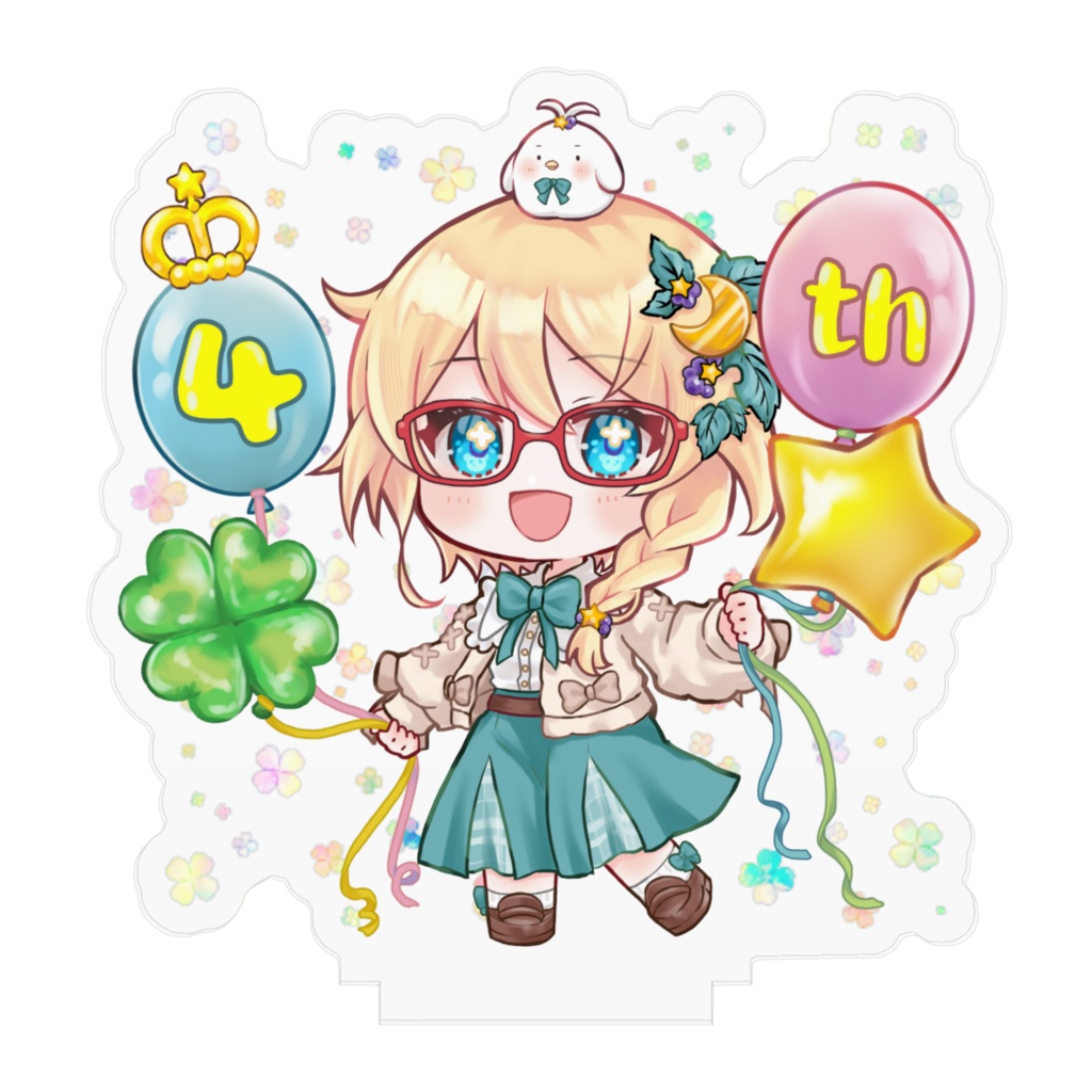 【森月よつば】4周年アクリルフィギュア