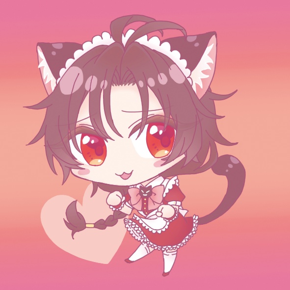 ネコミミメイドodくん棒キャンディー風アクキー