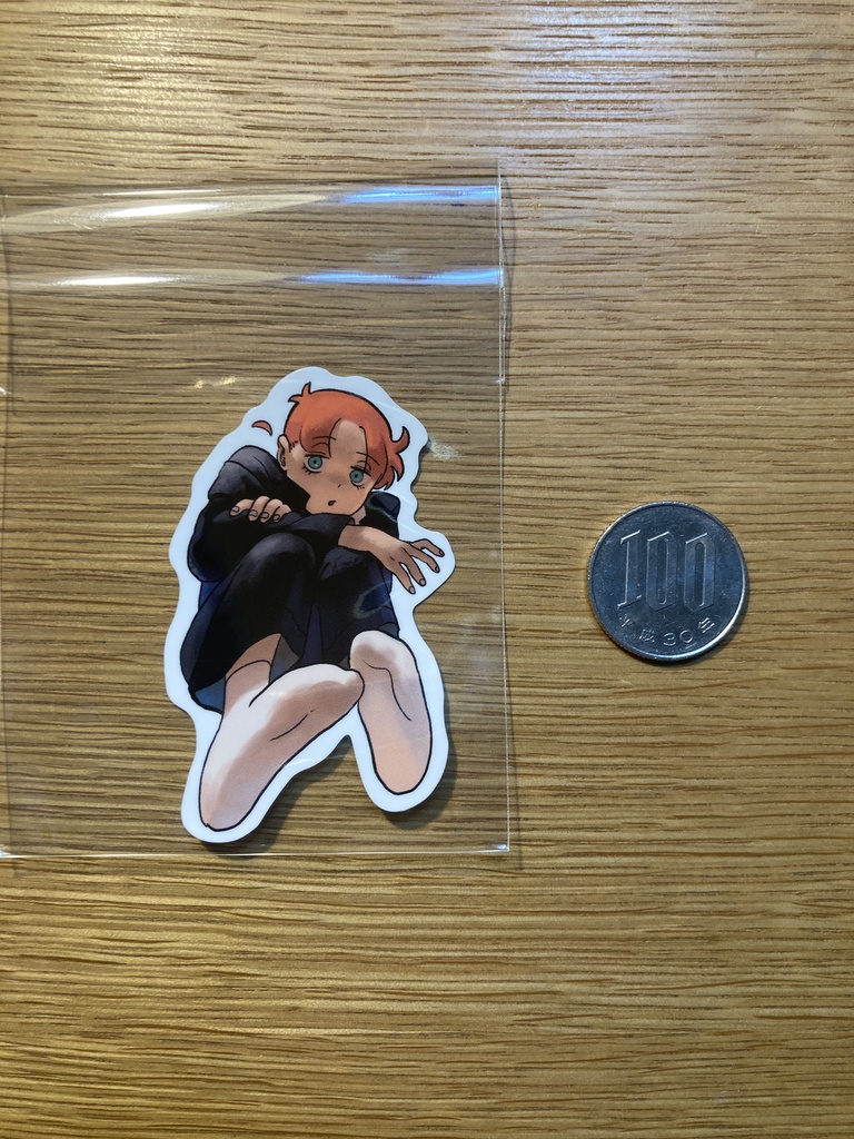 ゼイジくん耐水シール(全3種 一枚ずつ販売)