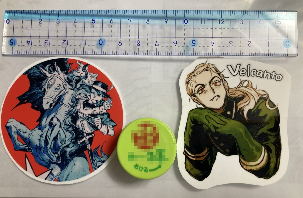 【デモニオ・コンペイト】耐水シール(全3種 1枚ずつ販売)