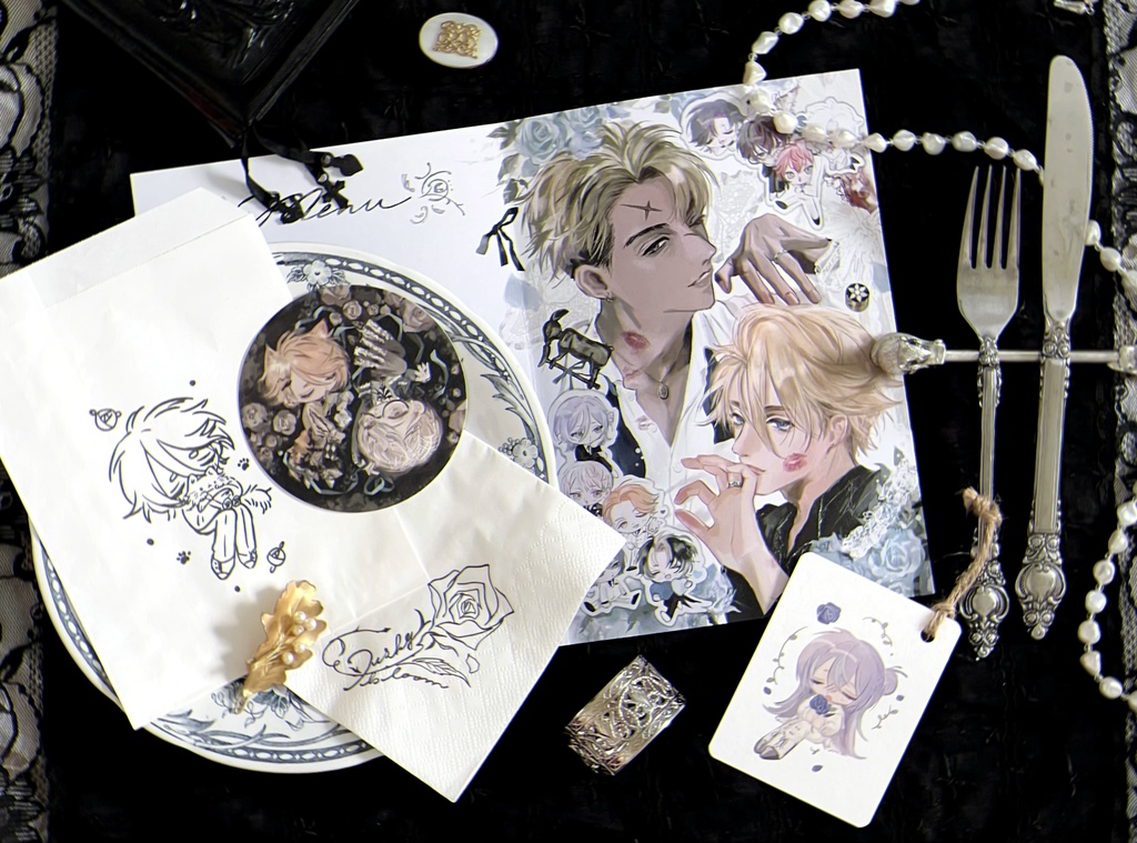 にじそうさく11┊テーブルセッティングSET