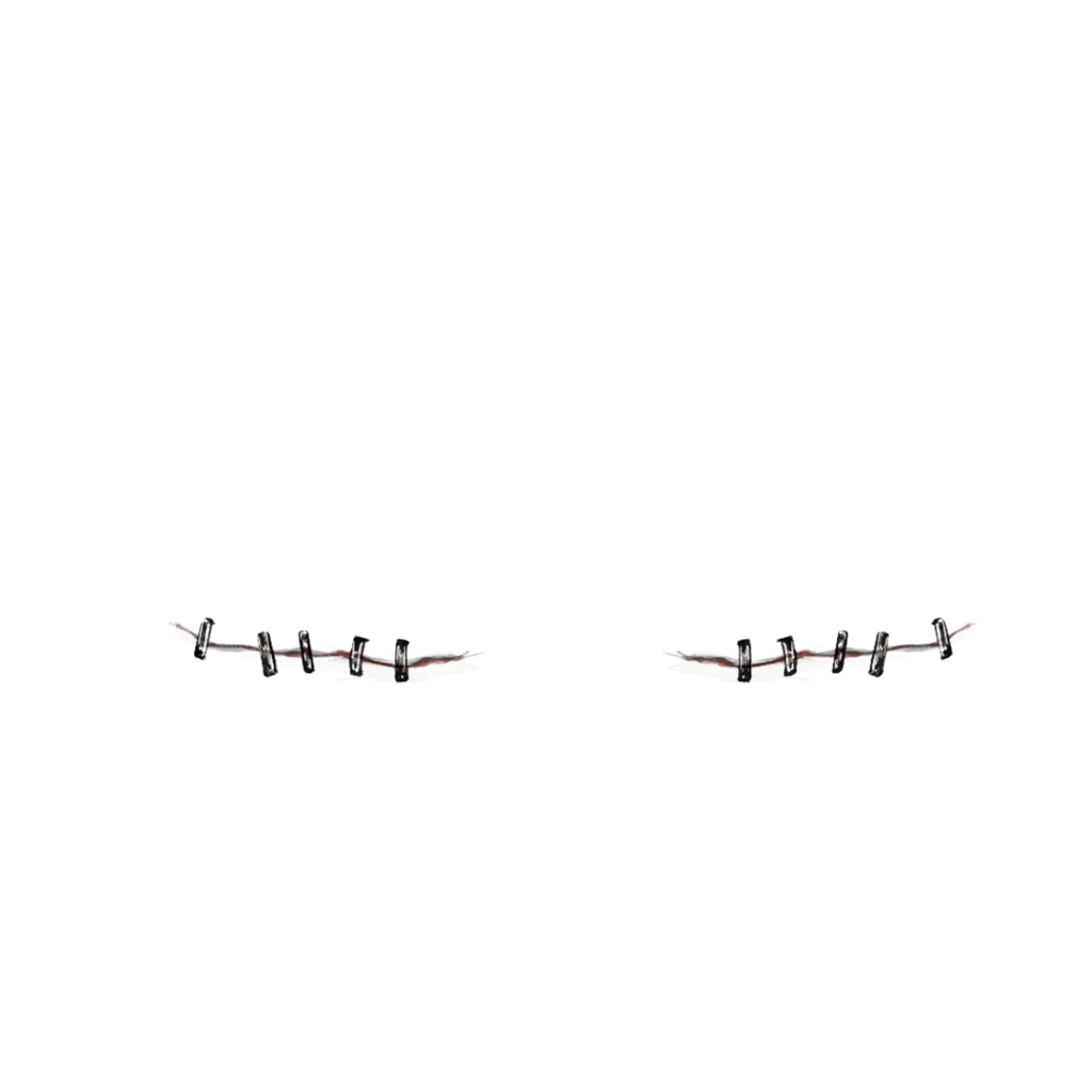 【Free】口裂けメイク