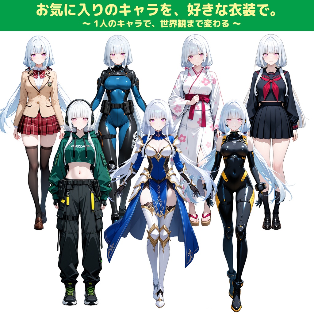 オリキャラデザイン・画像生成補助アプリ「Original 美少女 Designer ~ Neo Edition」