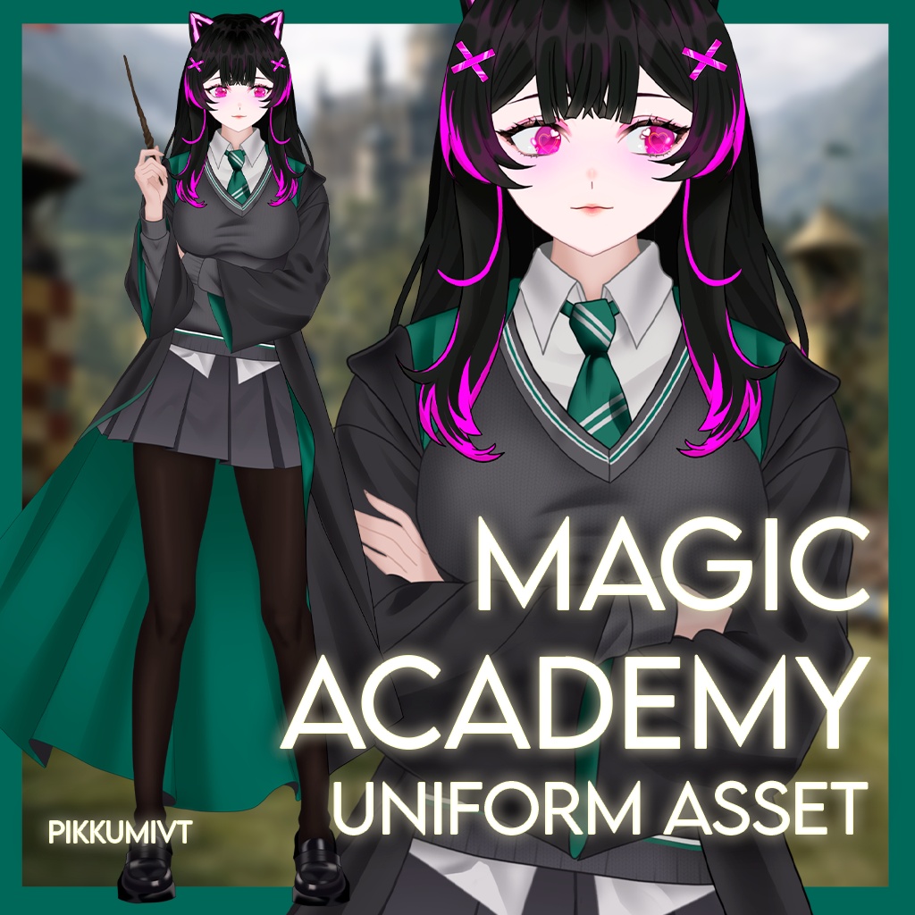 ✦ Vtuber Wizarding School Uniform ✦【Live2D / VTube Studio】魔法学校制服