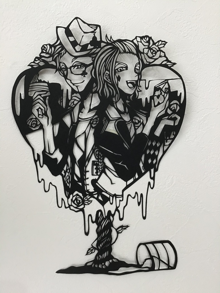 トレイケイト 切り絵 Bartiffin Booth トレイケイト 切り絵 Bartiffin Booth