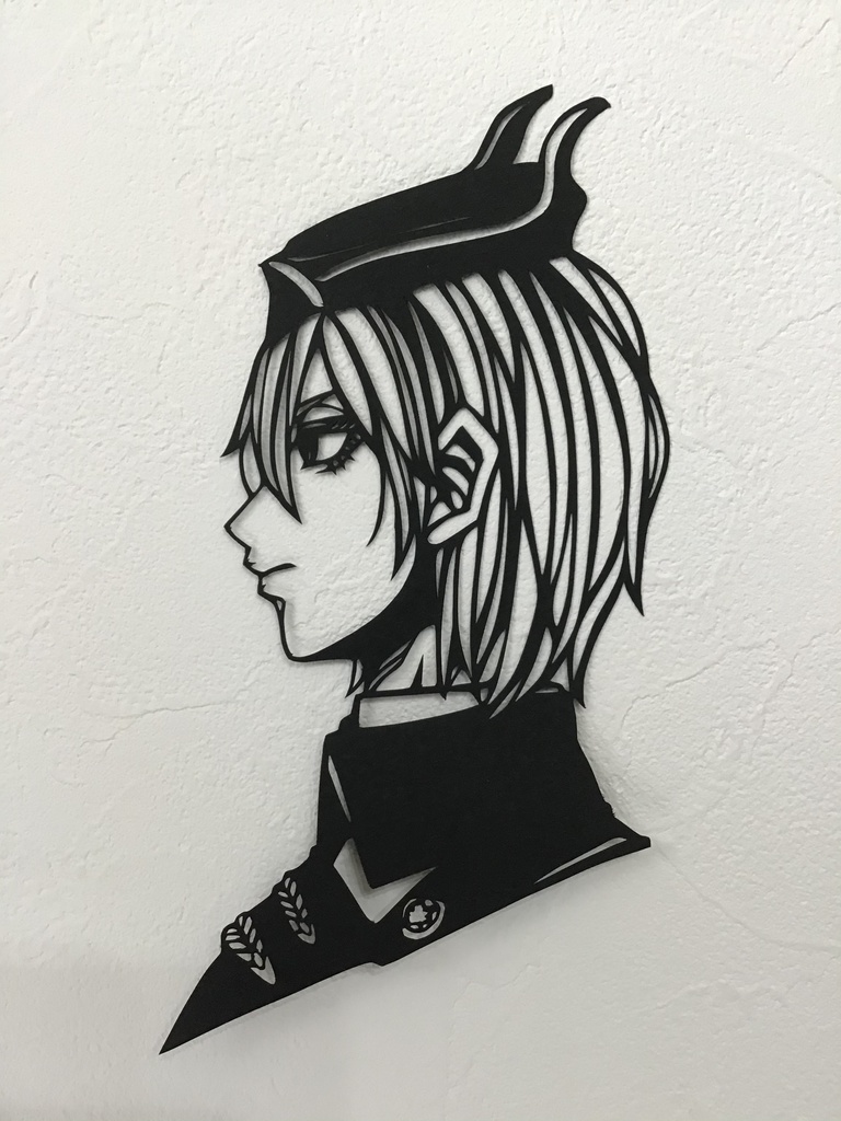 シルバー 切り絵 Bartiffin Booth