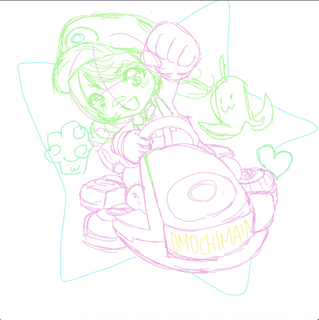 《超会議受け取り》おもちまいん囲いセット【Tシャツ/ミリタリーカラー】