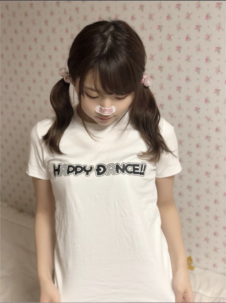 《超会議受け取り》ハピナスTシャツ【ブラック×ターコイズ】