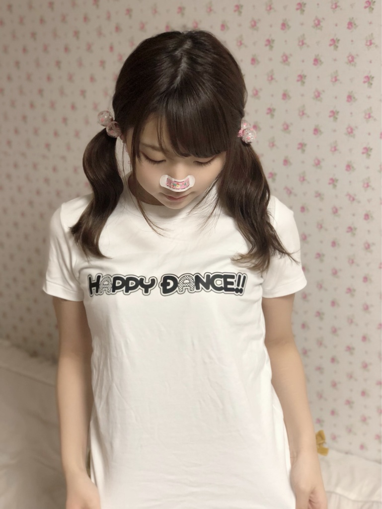 《超会議受け取り》ハピナスTシャツ【ピンク×ピンク】