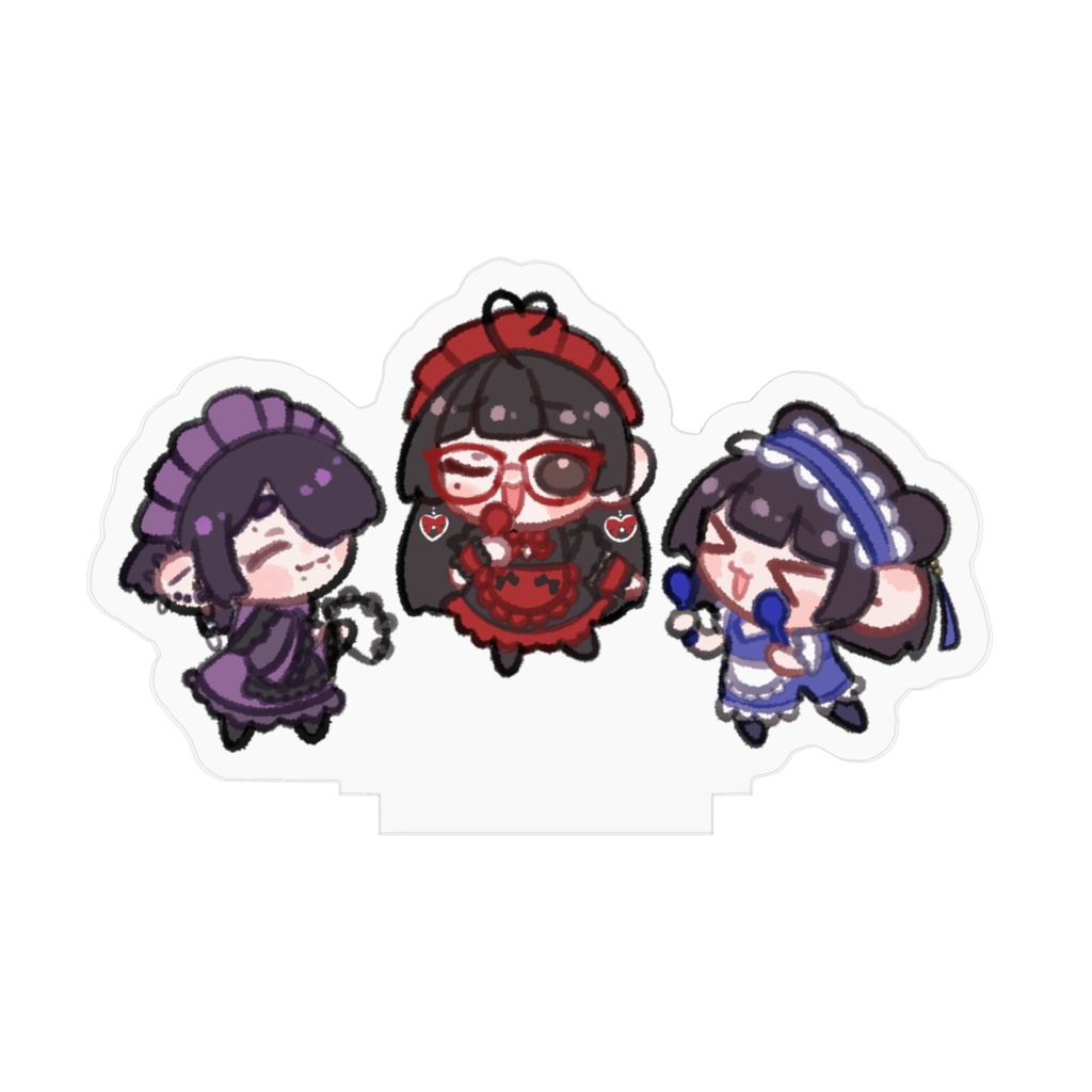 まみやこなくね仲良しアクリルスタンド