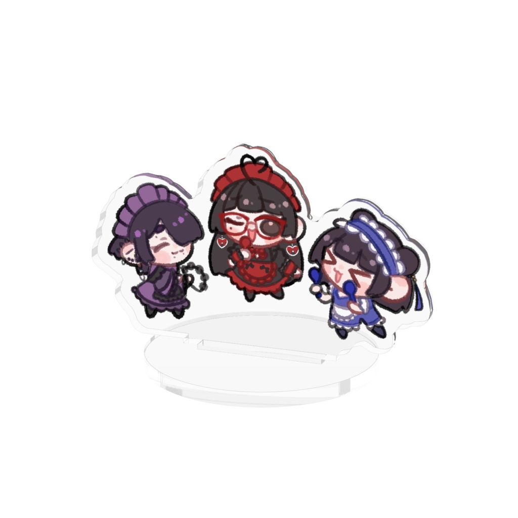 まみやこなくね仲良しアクリルスタンド