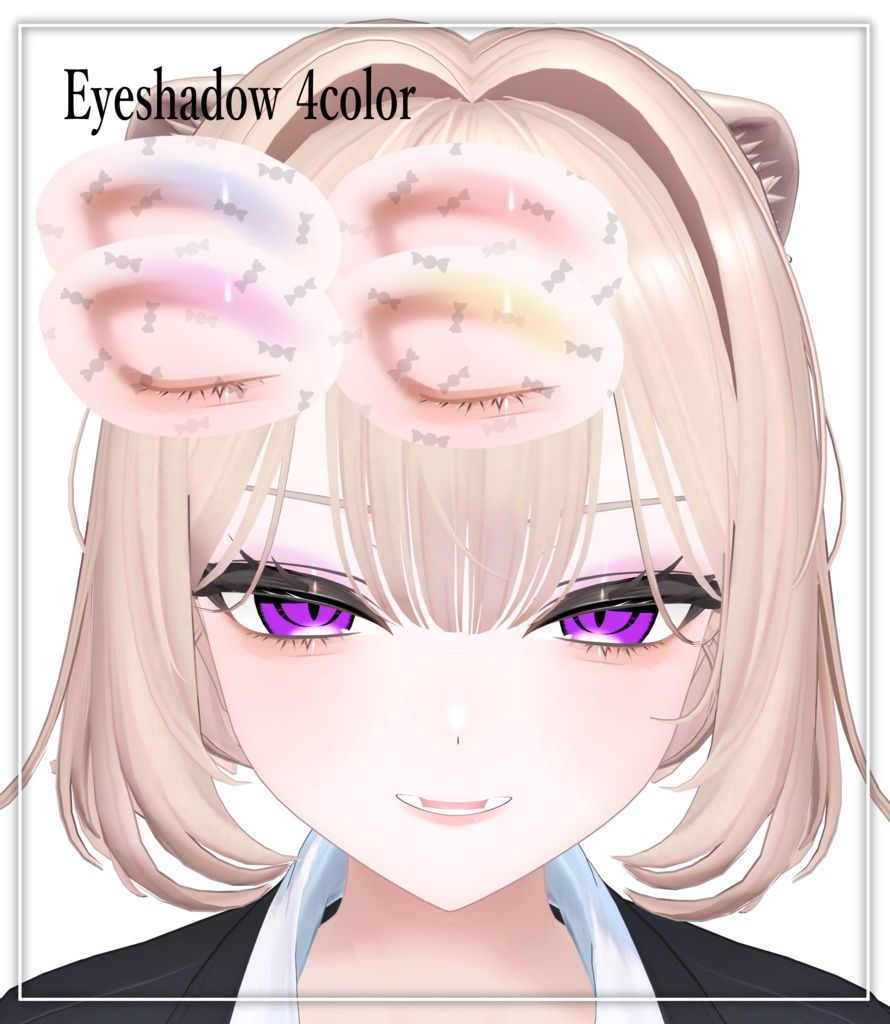 【バラ売りあり】オタクに優しくないギャル真央【Eyetexture・Makeuptexture・Blendshape】