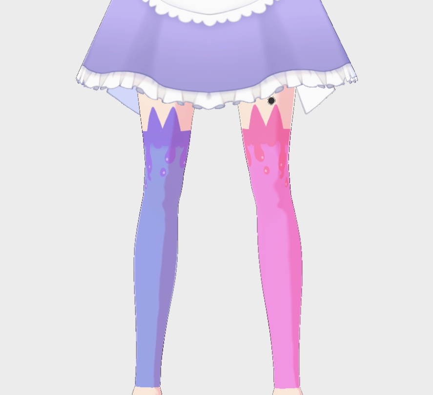 Cute Slimey Kitty Stockings - Free Vroid Body Texture