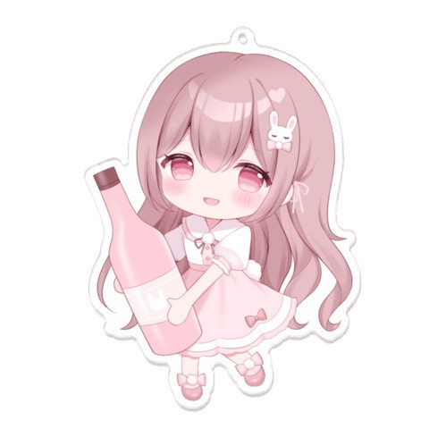 桃乃ぴぴ　アクリルキーホルダー