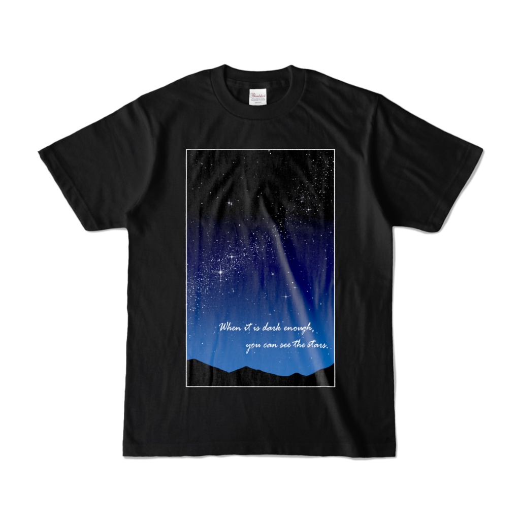 夜空の星Tシャツ