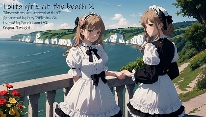 海辺のロリィタ少女イラスト集2