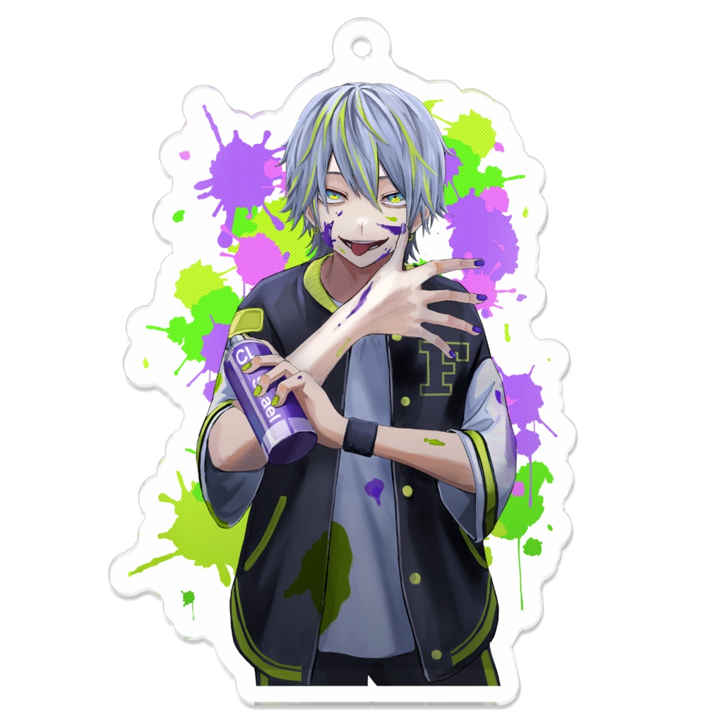 オリジナルキャラ「緑」アクリルキーホルダー