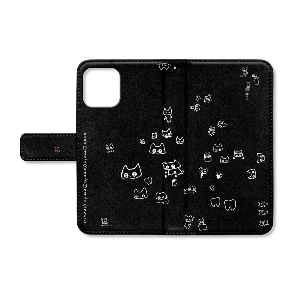 南無南無 しんでもきえても iPhoneケース