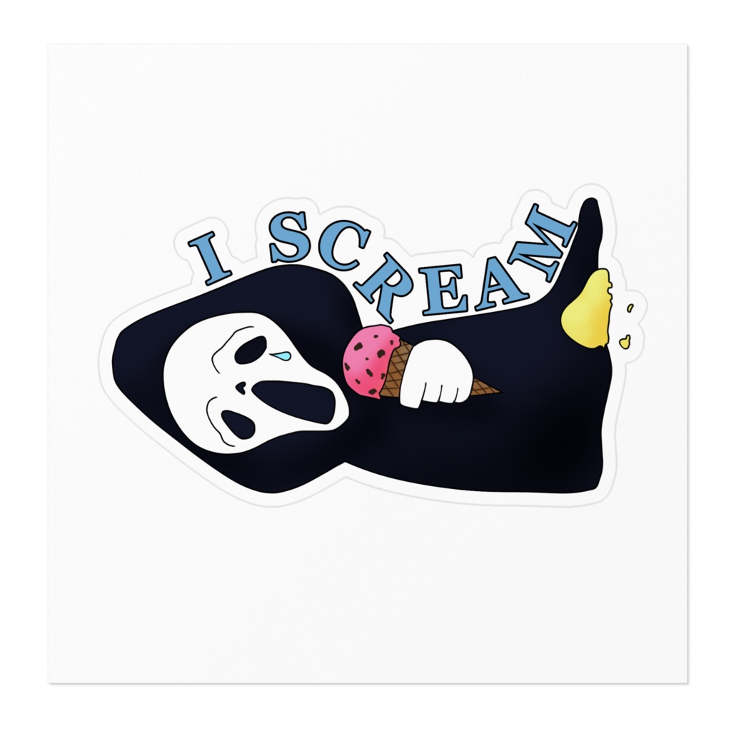 Iscreamステッカー