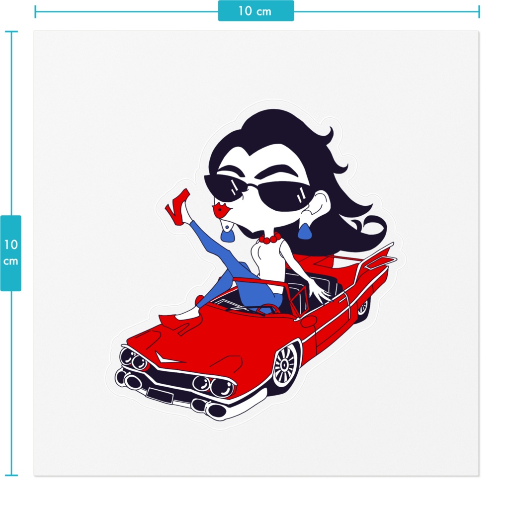 SNACC LADYのステッカー