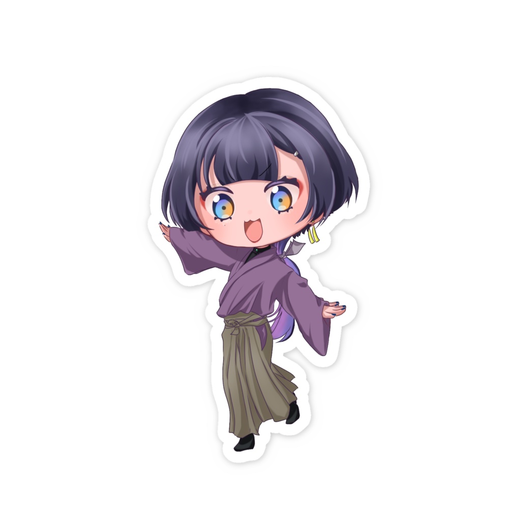 平城サイカ スマホステッカー