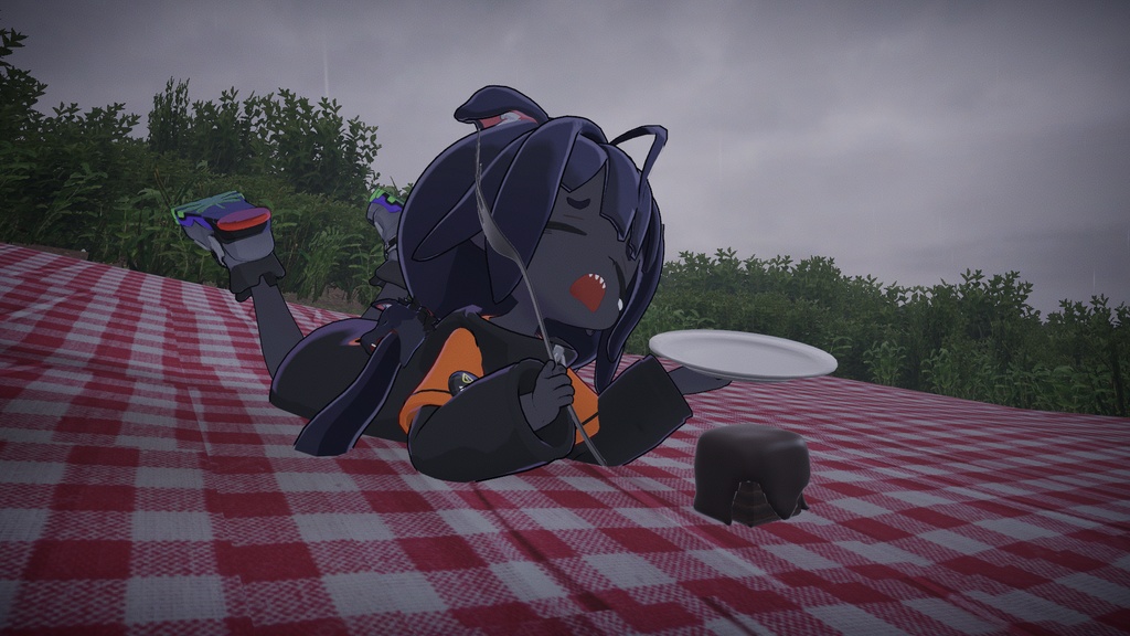 【VRChat用・MA対応】けーきおとしちゃった！