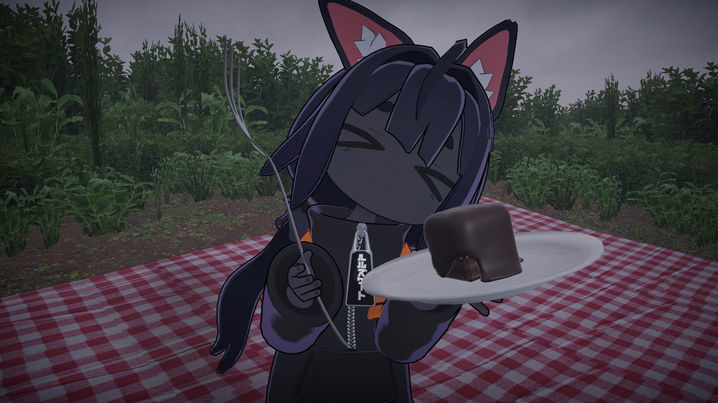 【VRChat用・MA対応】けーきおとしちゃった!