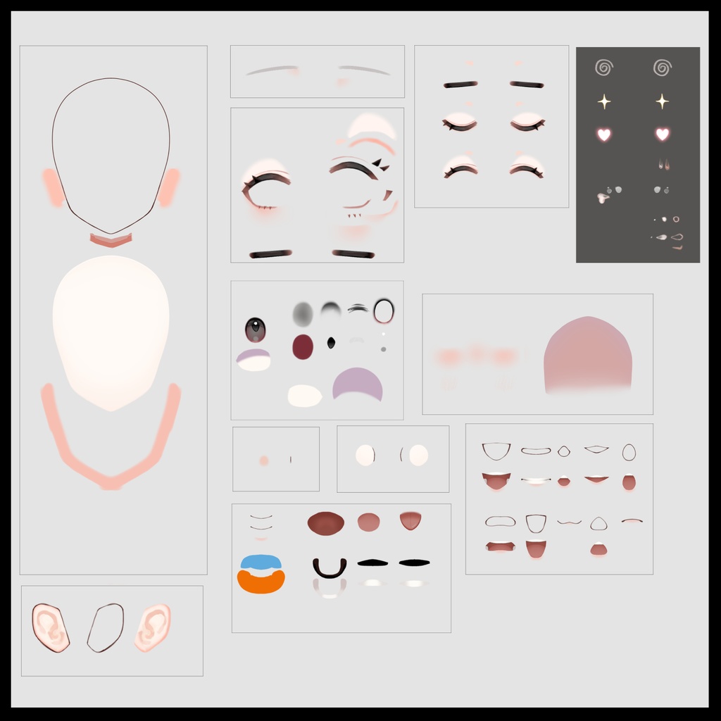 【汎用イラスト】ポンチョの女の子【パーツ分けPSD】