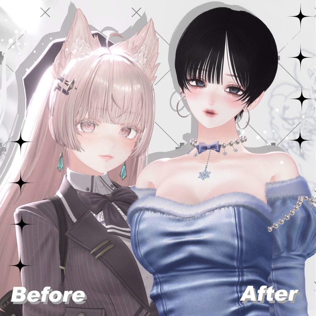 【ルミナ】 MAKEUP & EYE & Face Blendshape
