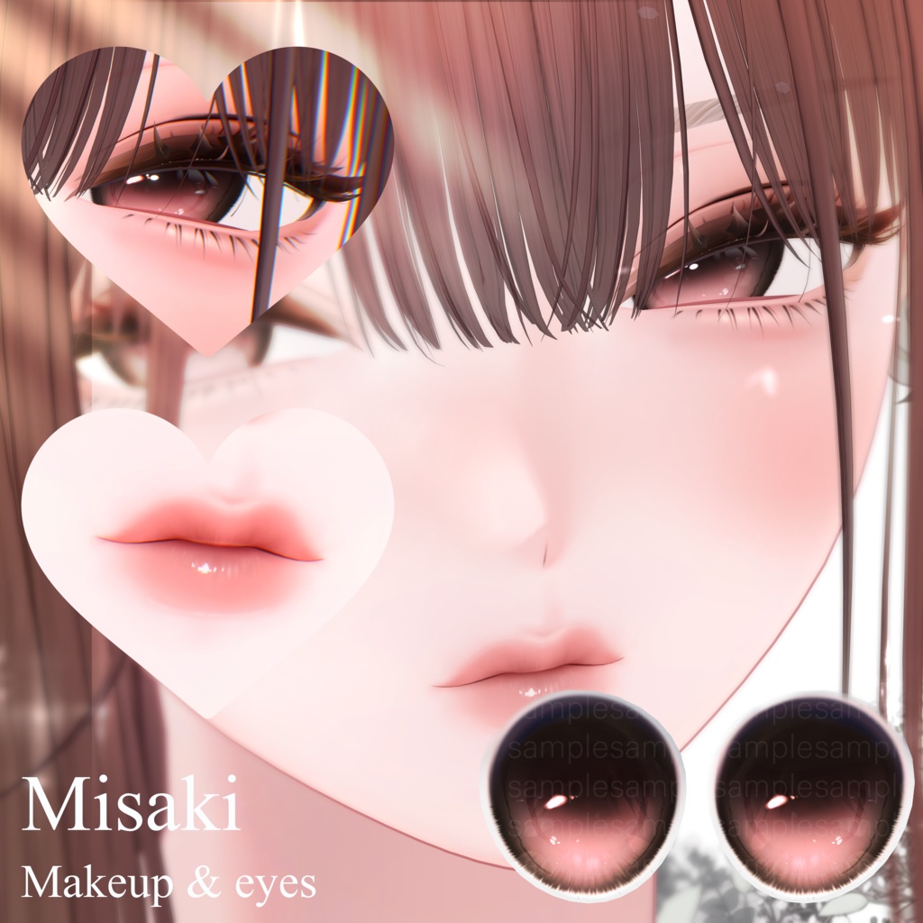 海咲-Misaki- MAKEUP & EYE & Face Blendshape