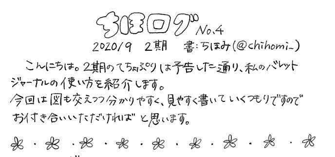 ちほログ No.4