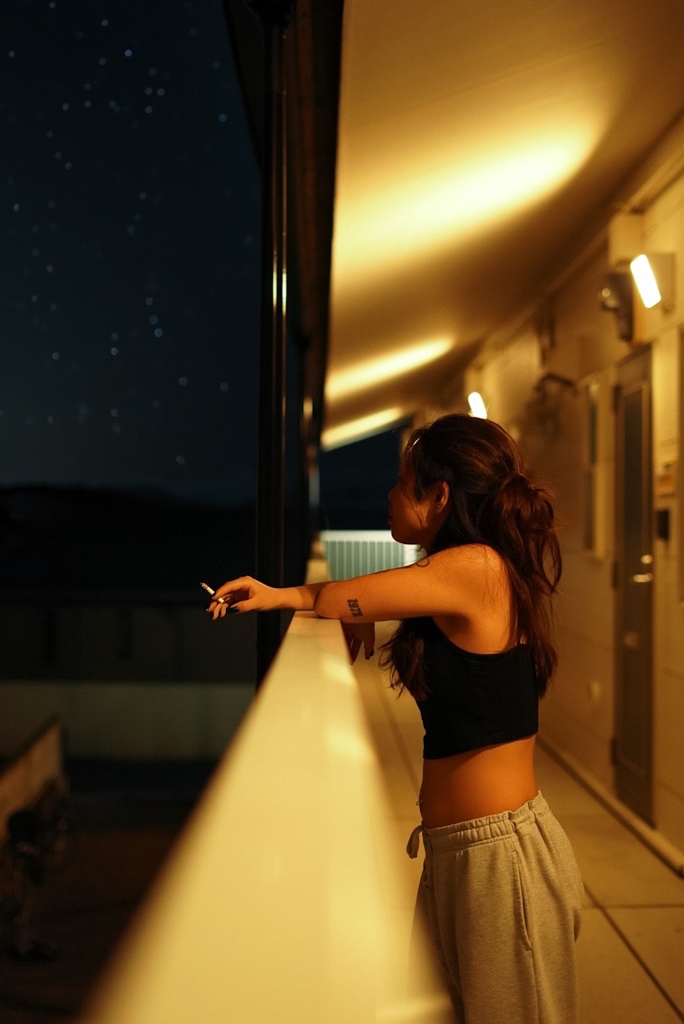 cigarette on a starry night!