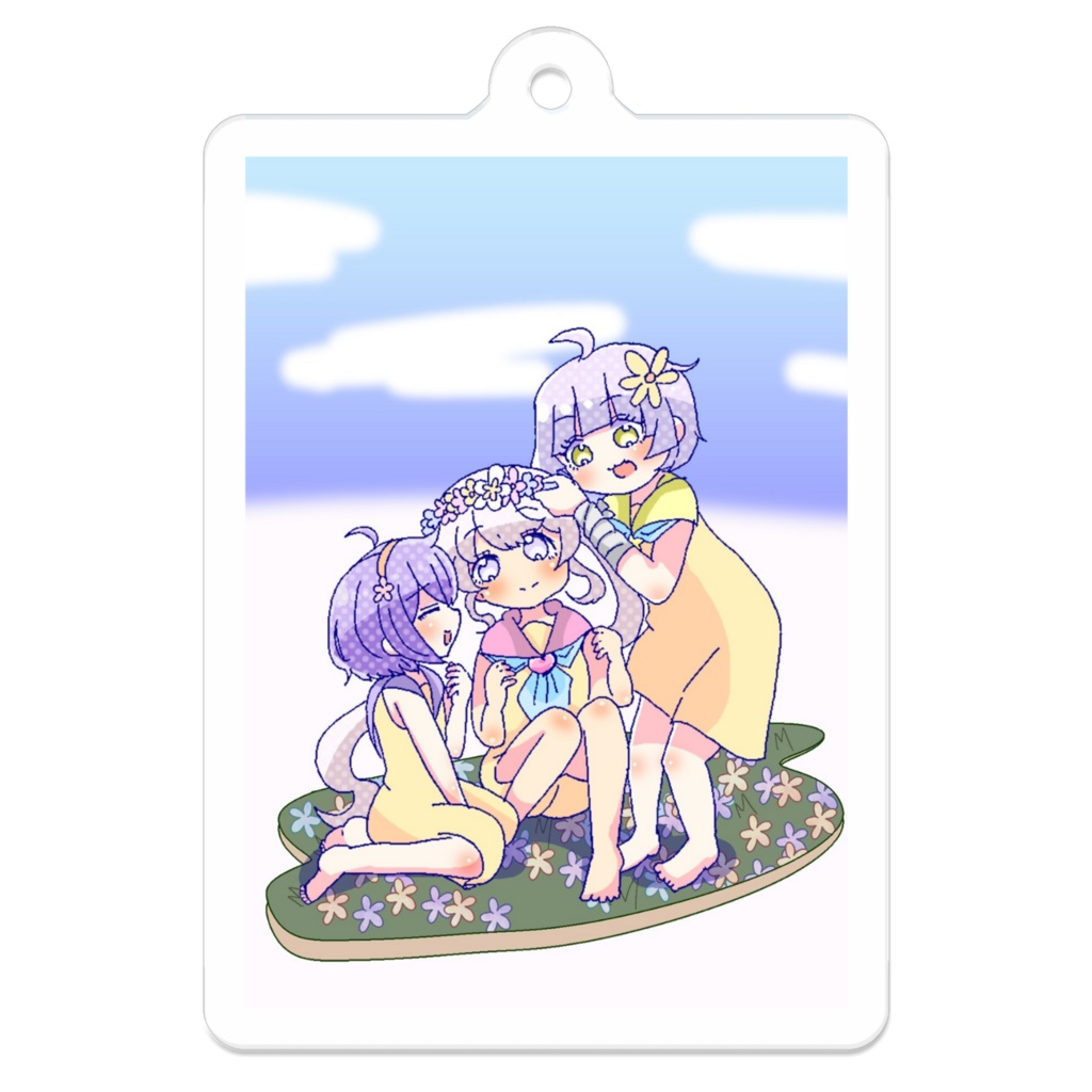 ひよたんが描いてくれた作品のアクキー