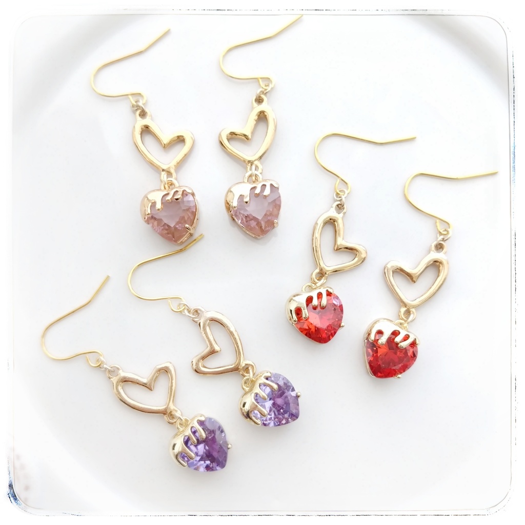 メルティ♡ビジューの推しカラーピアス/イヤリング