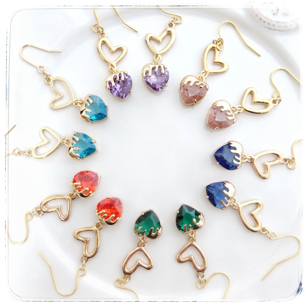 メルティ♡ビジューの推しカラーピアス/イヤリング