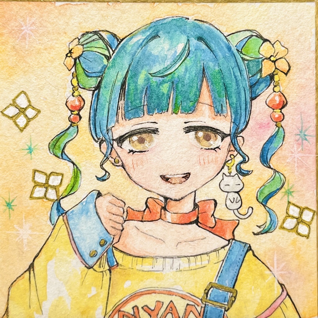 豆色紙原画『最初はグー』