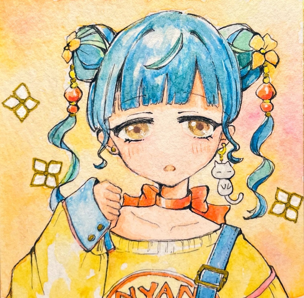 豆色紙原画『最初はグー』