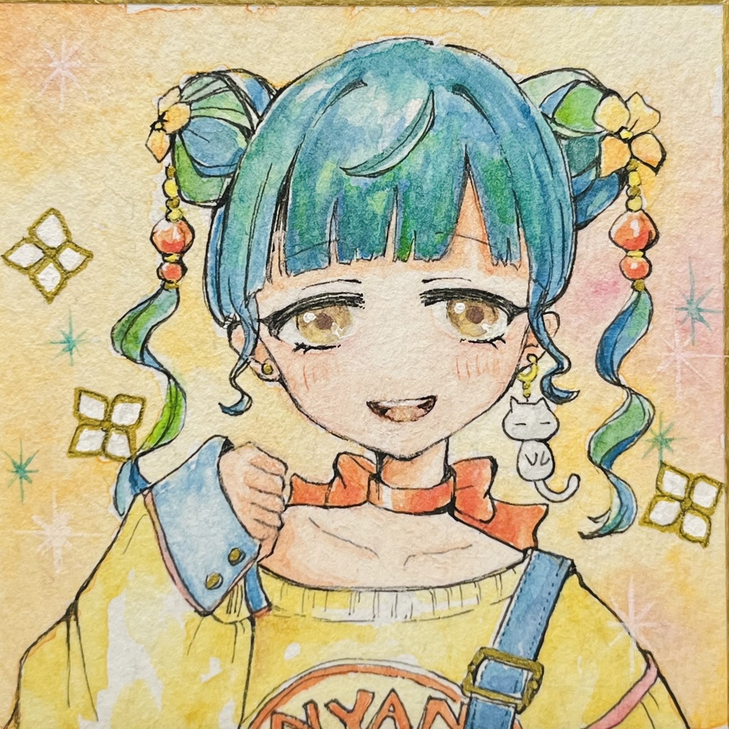 豆色紙原画『最初はグー』