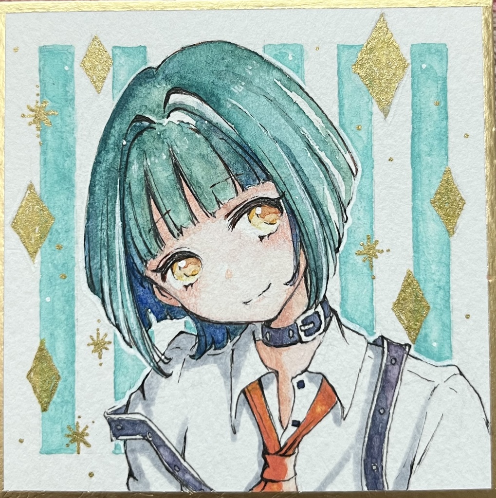 豆色紙原画『翠ちゃん』オリジナルイラスト