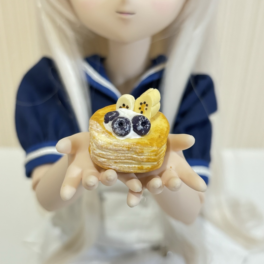 【1/3,4,6サイズ】ブルーベリーとバナナのデニッシュ(大)