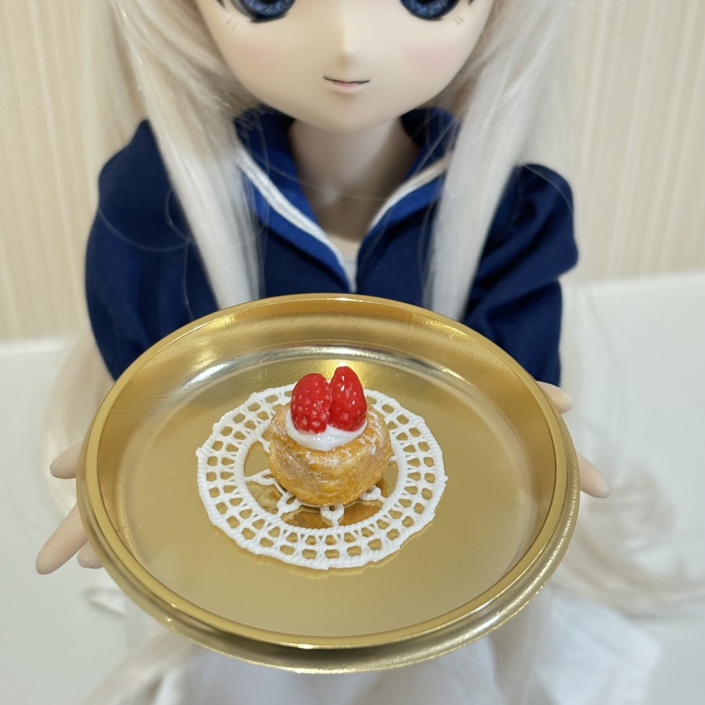 【1/3,4,6サイズ】いちごデニッシュ(小)