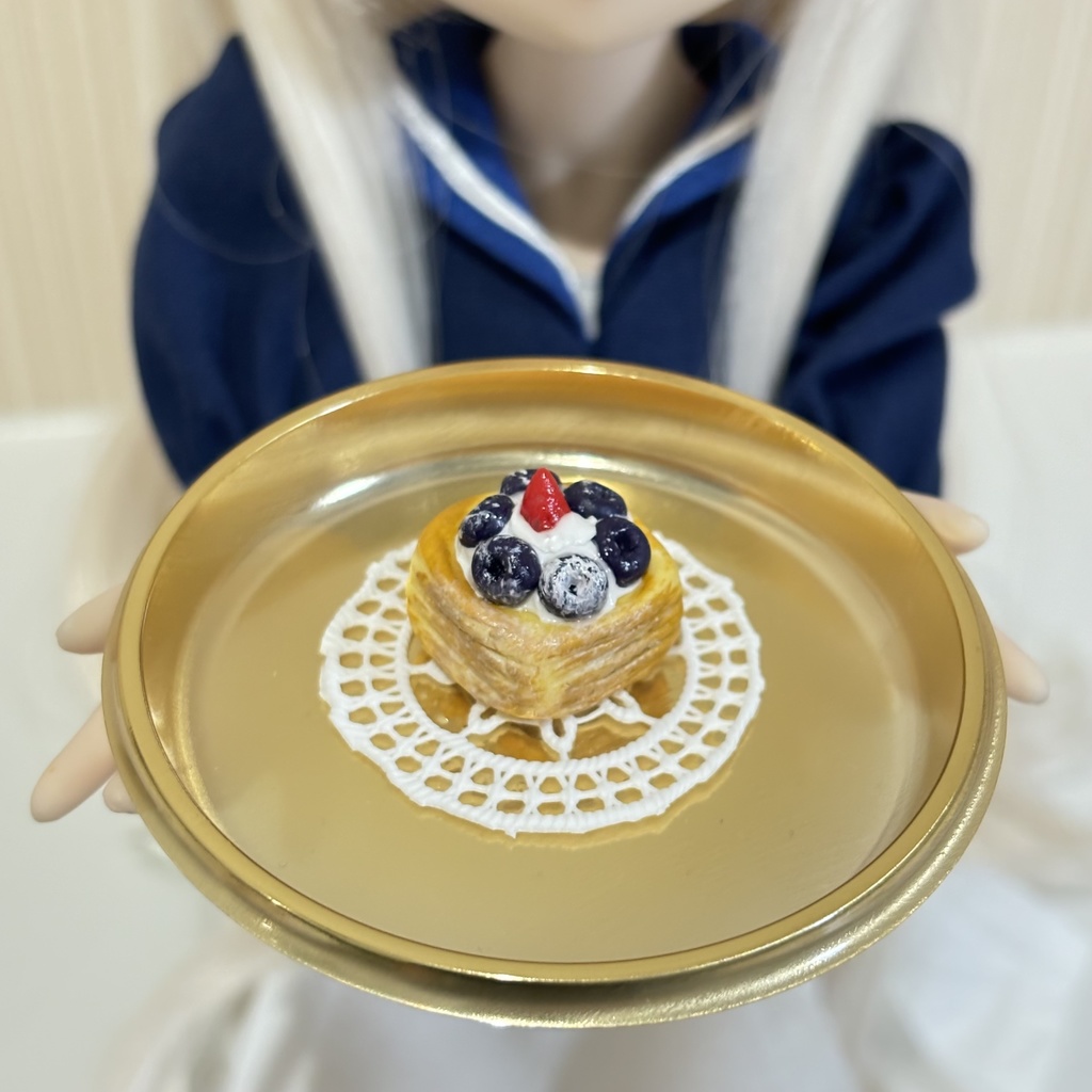 【1/3,4,6サイズ】ブルーベリーといちごのデニッシュ(小)