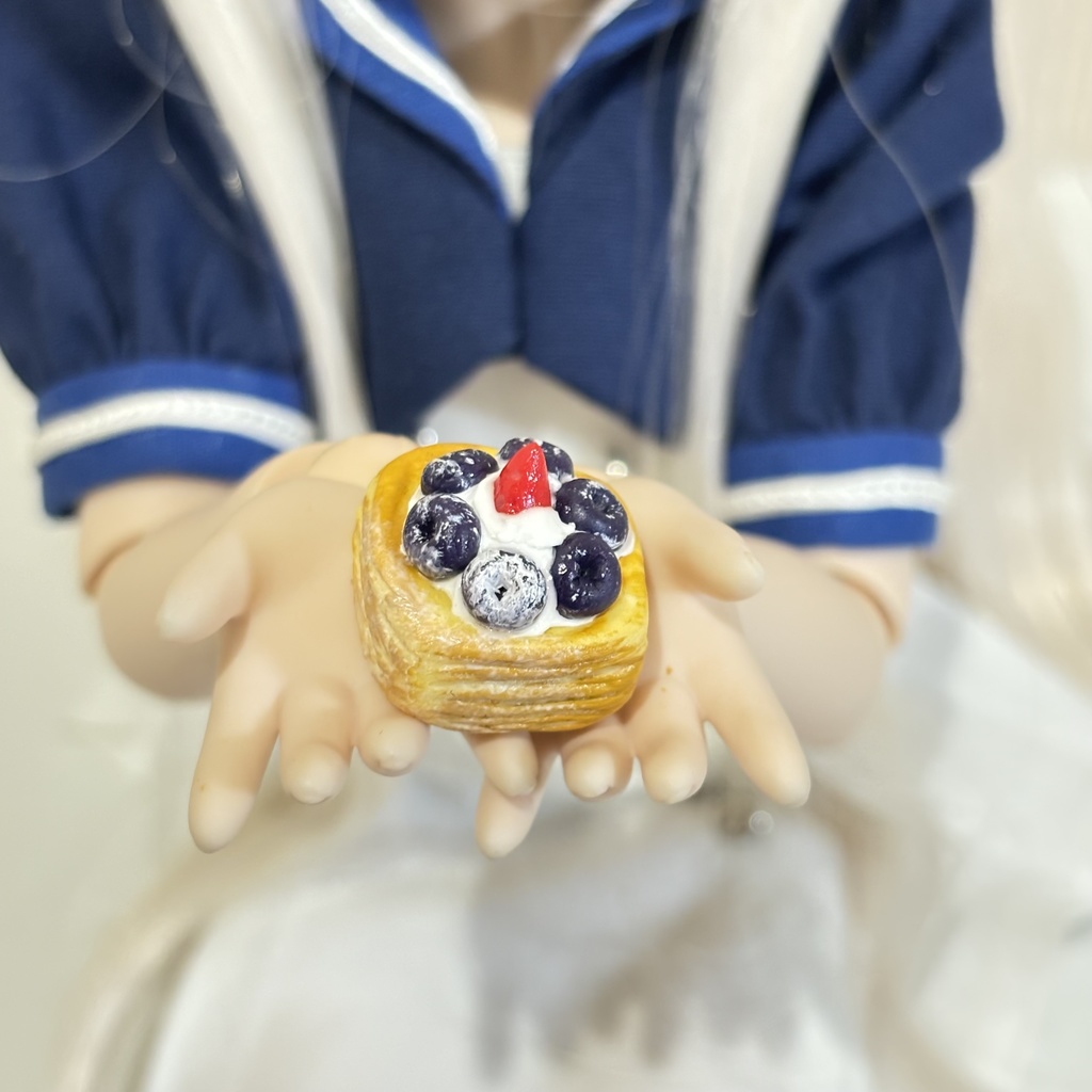 【1/3,4,6サイズ】ブルーベリーといちごのデニッシュ(小)