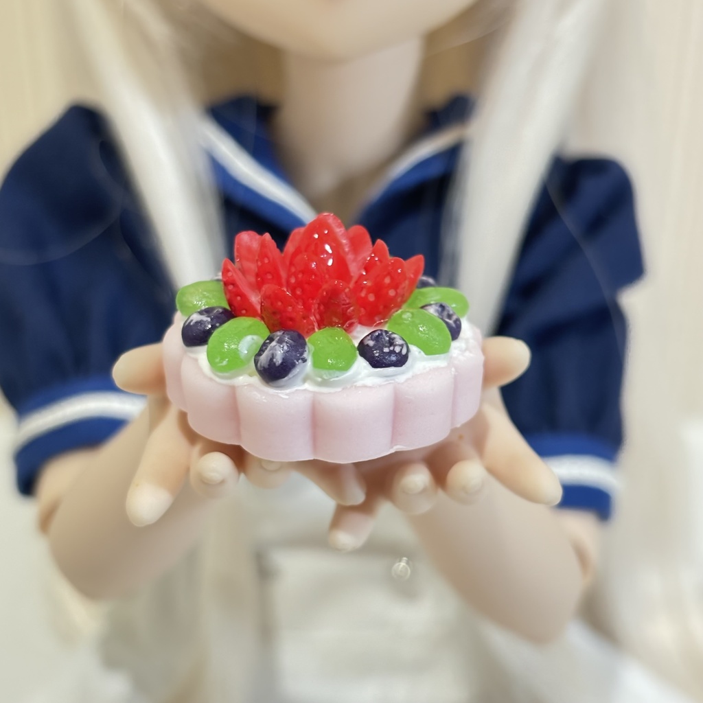 【1/3,4,6サイズ】フラワータルト(いちご)