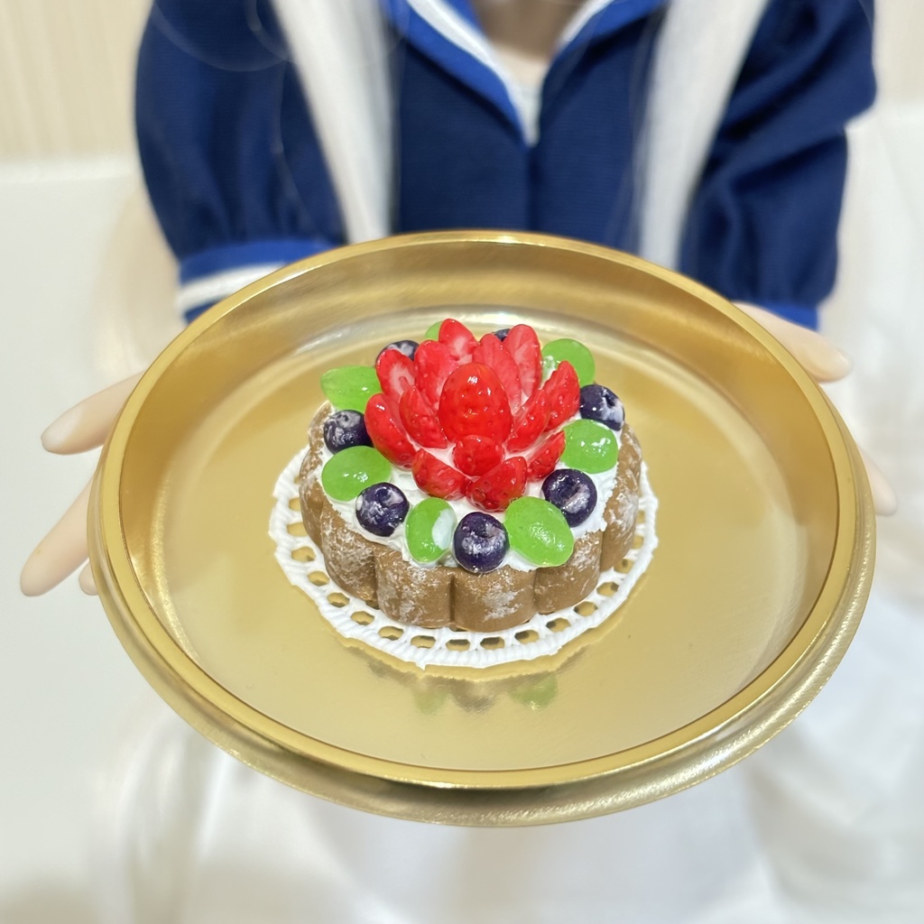 【1/3,4,6サイズ】フラワータルト(チョコレート)