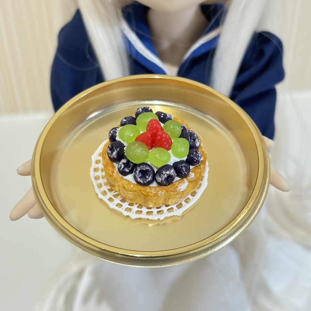 【1/3,4,6サイズ】ブルーベリーとマスカットのタルト