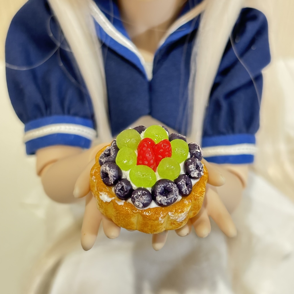 【1/3,4,6サイズ】ブルーベリーとマスカットのタルト